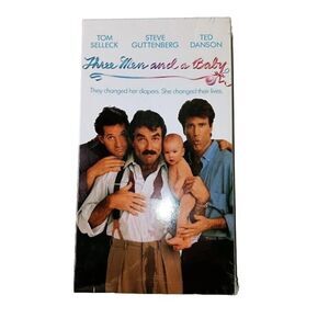 Three Men and a Baby 1987 VHS Movie Tom Selleck New